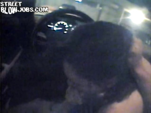 Wild blowjob is the best gift for this strong fellow. He is driving his car and getting presented with passionate blowjob by his woman.