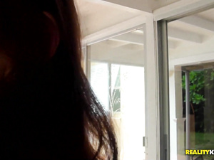 Let sensual brunette demonstrate her wild fuck and blowjob skills on camera. She is looking hot wearing pink panties and black shoes.