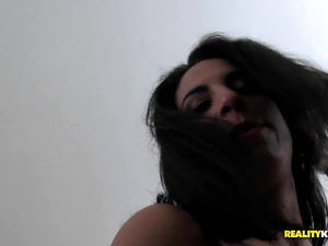 Let this tender brunette demonstrate her awesome fuck skills on camera. She can't stop deepthroating and riding her boyfriend's dick.
