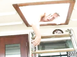 Say Hello to amazingly sweet blonde wearing pink bikini and practicing hardcore sex with her partner. Her fuck skills will drive all the viewers mad.